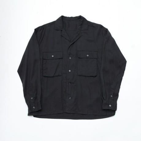 Black Rayon L/S Shirt