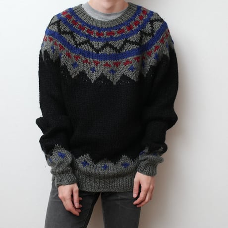 ノルディックセーター ブラック Nordic Sweater
