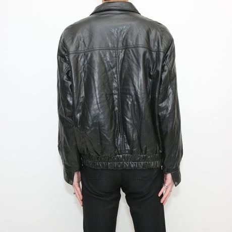 Black Lamb Leather Jacket MADE IN ITALY