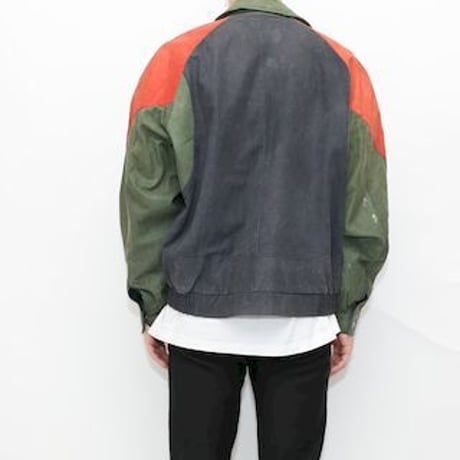 Multi Color Leather Jacket
