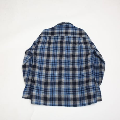 70s Montgomery Ward Wool Plaid Loop Shirt