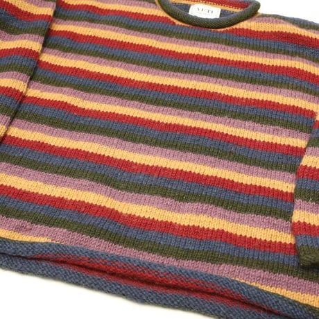 Boarder Hand Knit Sweater