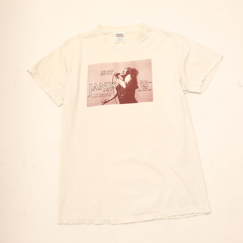 90s 未使用 DEAD STOCK TULTEX JANIS MOVIE L 90's JANIS A FILM T-Shirt | Strato