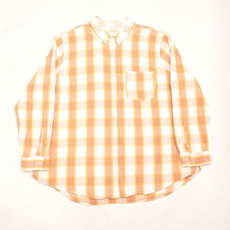 Cotton × Rayon Checked Pattern Shirt