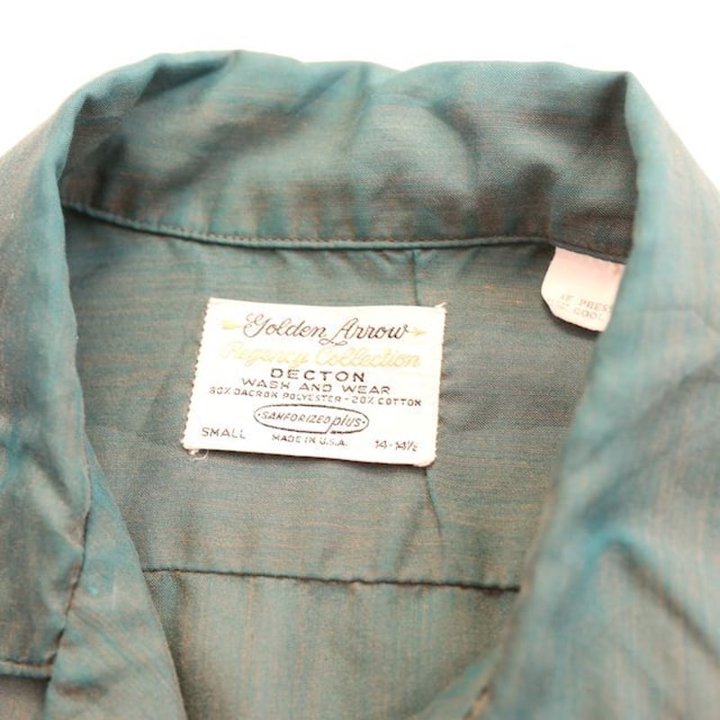 トップス 60s Golden Arrow Regency open collar トップス 60s Golden Arrow Regency open collar VINTAGE 60's GOLDEN