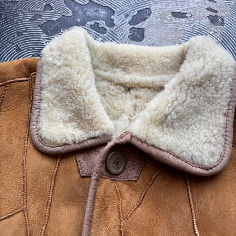 Patchwork Mouton Jacket
