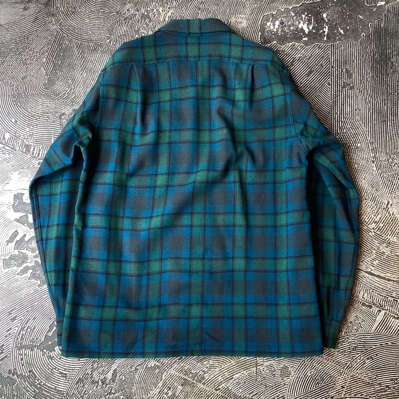 60s Pendleton Wool Plaid Loop Shirt | Strato