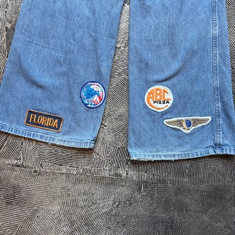 70s Flared Denim Pants