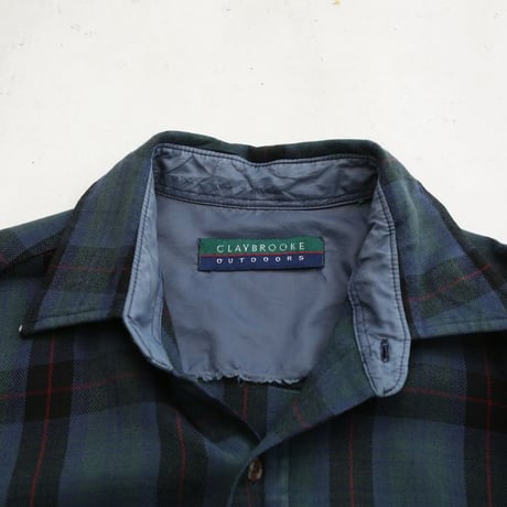 CLAYBROOKE Plaid Acrylic L/S Shirt