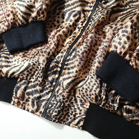 Animal Pattern Bomber Jacket