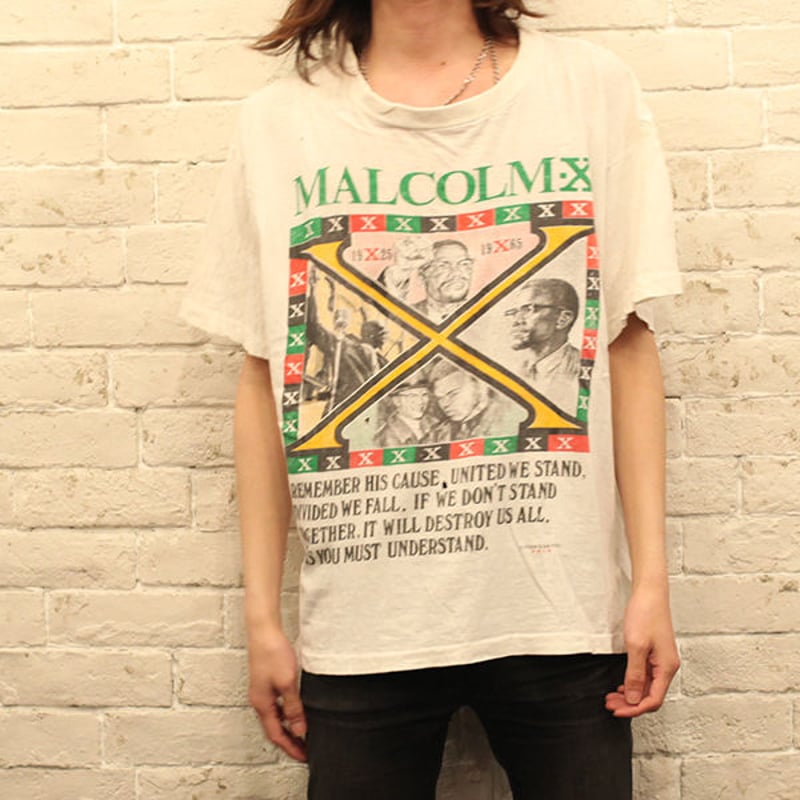vintage Malcolm X マルコムX tシャツ
