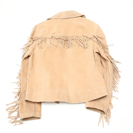 Suede Fringe Leather Jacket