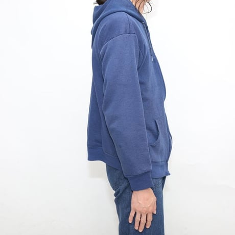 70-80s Thermal Lined Full Zip Sweat Hoodie