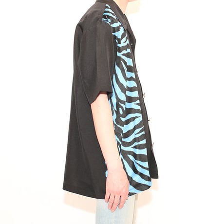 Open-Collared S/S Shirt