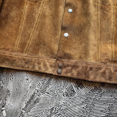 70s Suede Trucker Jacket