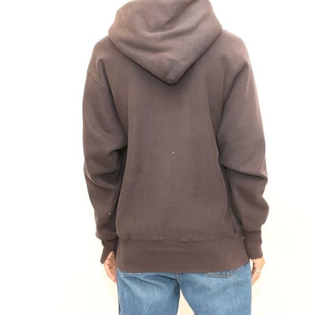 90's Champion Reverse Weave Sweat Hoodie Black