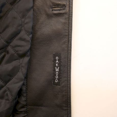 Black Leather Coat Loose Silhouette