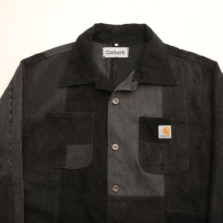 Carhartt Patchwork Remake Black Denim Jacket
