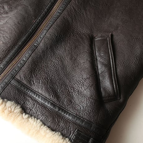 B-3 Mouton Leather Jacket