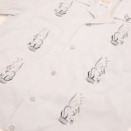 70's Pearl of the Orient Open Collar S/S Shirt