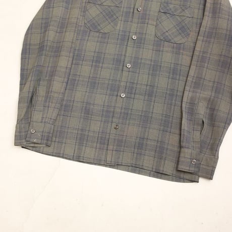 50s "Sportsman" Rayon Plaid Loop Shirt