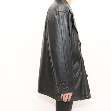 Black Leather Coat