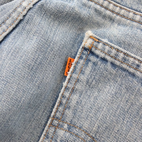 70's Levi's 646  Damaged Flare Denim Pants