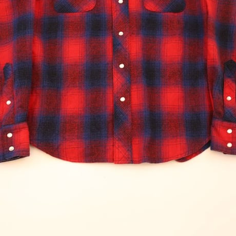 Brittania Ombre Checked Wool Western L/S Shirt