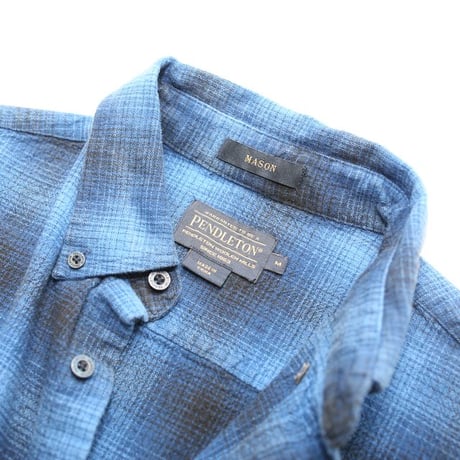 Pendleton Ombre Plaid Flannel Shirt "MASON"