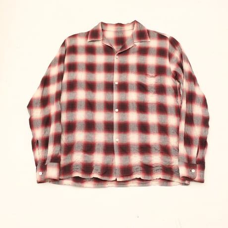 Ombre Checked L/S Shirt