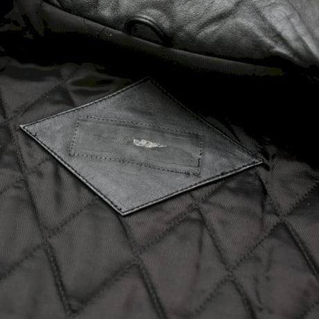 Black Lamb Leather Coat