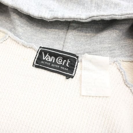 70-80s Van Cort Thermal Lined Full Zip Sweat Hoodie