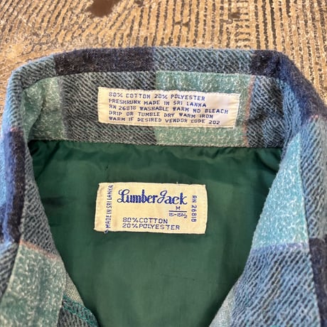 Limber Jack Plaid Print Flannel Shirt