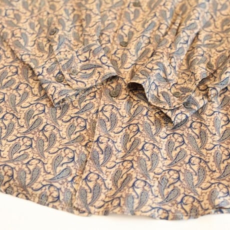 Paisley Pattern Silk L/S Shirt
