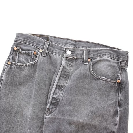 Levi's 501 Damage Black Denim Pants