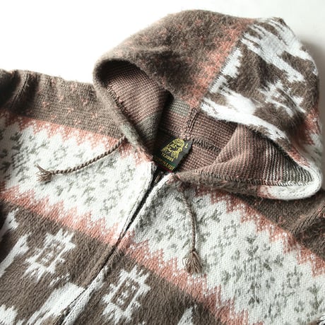Wool Hooded Cardigan