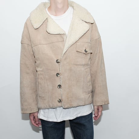Suede Boa Jacket