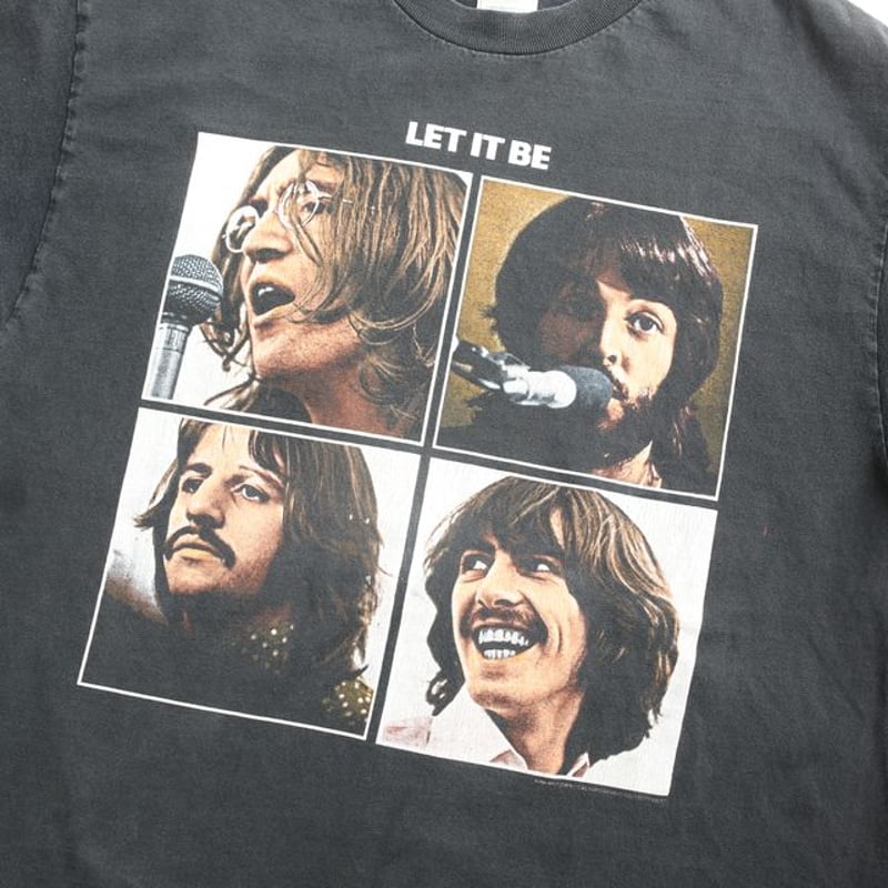 Beatles LET IT BE グラフィック Tシャツ ブラウン ザ・ビートルズ / Let It Be Cover L/S Tee【T-shirt】【Brown