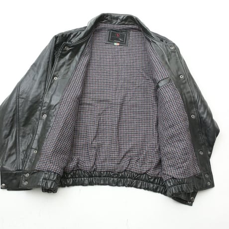 Black Lamb Leather Jacket MADE IN ITALY