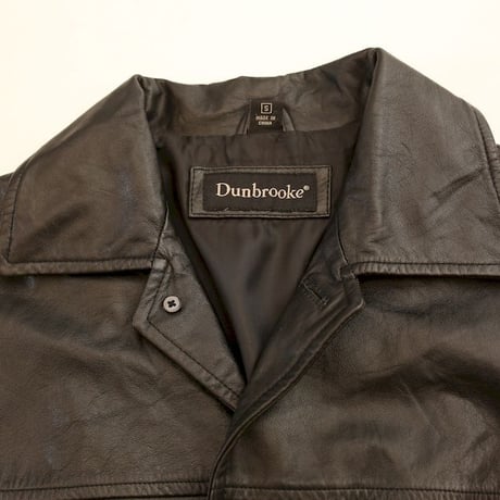 Black Leather Half Coat