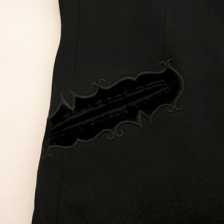 Black Embroidery Tyrolean Jacket