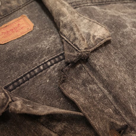Levis 70507 Black Stone Wash Denim Jacket
