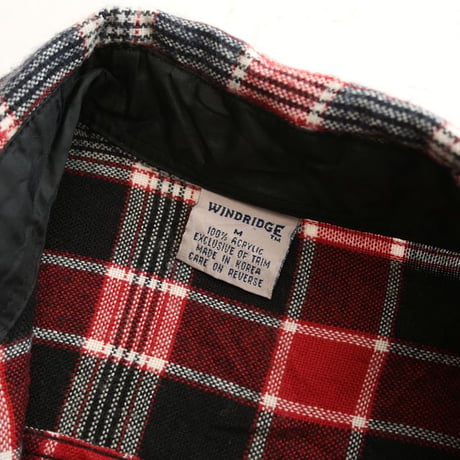 90's Plaid Acrylic Shirt