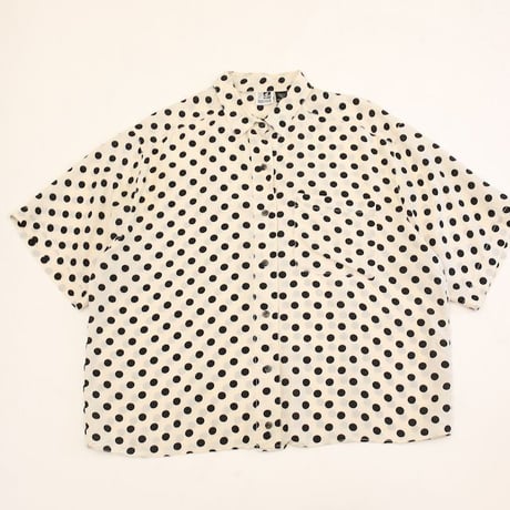 Dot Pattern Silk S/S Shirt