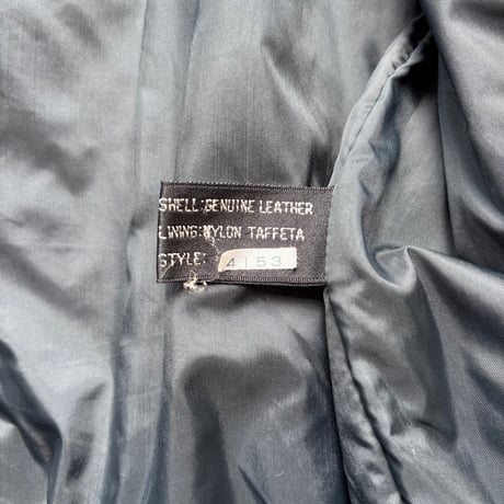 Wilsons Black Rib Leather Jacket
