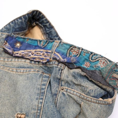 Vintage Bell Bottom Denim Pants