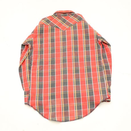 80s Wrangler Heavy Flannel Western Shirt