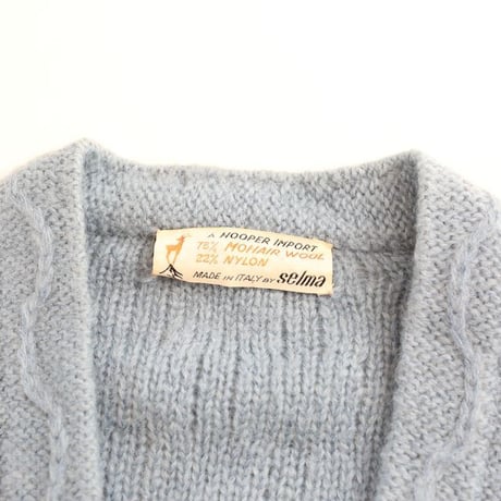 Selma Mohair Cardigan  MADE IN ITALY
