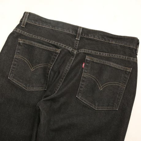 Levi's Wide Flared Black Denim Pants