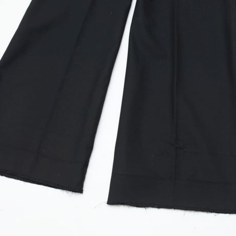 Black Flared Slacks Pants